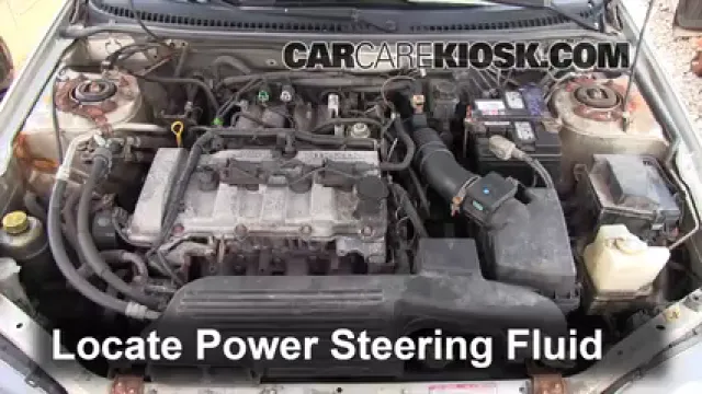 2002 Mazda Protege ES 2.0L 4 Cyl. Power Steering Fluid Check Fluid Level